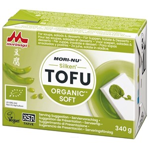 TOFU JEDWABISTE MIĘKKIE (SILKEN SOFT TOFU) BEZGLUTENOWE BIO 340 g - MORI-NU