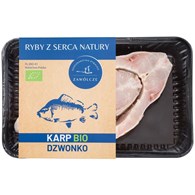 KARP ŚWIEŻY DZWONKO BIO (około 0,50 kg) (TACKA) - GOSPODARSTWO RYBACKIE ZAWÓLCZE (NA ZAMÓWIENIE)