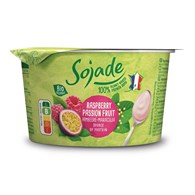 DESER SOJOWY MALINA - MARAKUJA BEZGLUTENOWY BIO 150 g - SOJADE