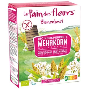 PIECZYWO CHRUPKIE BŁONNIKOWE WIELOZIARNISTE BEZGLUTENOWE BIO 150 g - LE PAIN DES FLEURS