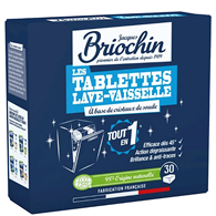 TABLETKI DO ZMYWAREK SILNIE ODTŁUSZCZAJĄCE ECO (30 szt.) - BRIOCHIN