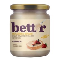 KREM ORZECHY NERKOWCA & LASKOWE BEZ DODATKU CUKRU BIO 250 g - BETT'R