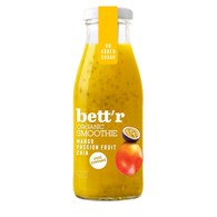 SMOOTHIE TŁOCZONE NA ZIMNO Z MANGO, MARAKUJĄ I CHIA BIO 250 ml - BETT'R