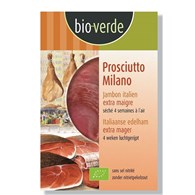 SZYNKA PROSCIUTTO MILANO PLASTRY BIO 80 g - BIO VERDE