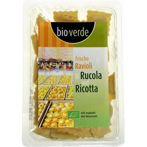 RAVIOLI ŚWIEŻE Z RUKOLĄ I RICOTTĄ BIO 250 g - BIO VERDE