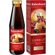 NAPÓJ OWOCOWO - ZIOŁOWY Z ŻELAZEM I WITAMINAMI C, B1, B2, B6, B12 450 ml - RABENHORST