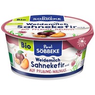 KEFIR KREMOWY ŚLIWKA - ORZECH WŁOSKI BIO 150 g - SOBBEKE