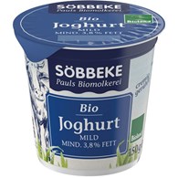 JOGURT NATURALNY (3,8 % TŁUSZCZU W MLEKU) BIO 150 g - SOBBEKE