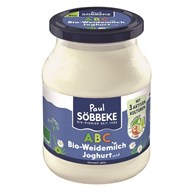 JOGURT PROBIOTYCZNY ABC (3,8 % TŁUSZCZU W MLEKU) BIO 500 g (SŁOIK) - SOBBEKE