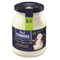 JOGURT KREMOWY KOKOSOWY BIO 500 g (SŁOIK) - SOBBEKE