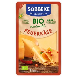 SER ŻÓŁTY DOJRZEWAJĄCY PIKANTNY PLASTRY BIO 125 g - SOBBEKE