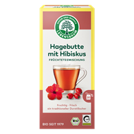 HERBATKA DZIKA RÓŻA Z HIBISKUSEM BIO (20 x 2,5 g) 50 g - LEBENSBAUM