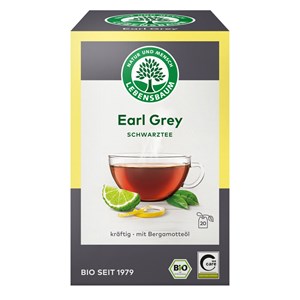 HERBATA CZARNA EARL GREY EKSPRESOWA BIO (20 x 2 g) 40 g - LEBENSBAUM