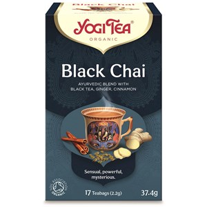 HERBATA CZARNA Z IMBIREM I CYNAMONEM (BLACK CHAI) BIO (17 x 2,2 g) 37,4 g - YOGI TEA