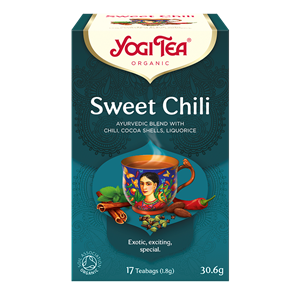 HERBATKA SŁODKIE CHILI (SWEET CHILI) BIO (17 x 1,8 g) 30,6 g - YOGI TEA