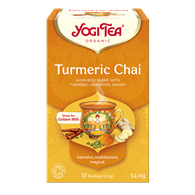 HERBATKA ZŁOTY CHAI Z KURKUMĄ (TURMERIC CHAI) BIO (17 x 2 g) 34 g - YOGI TEA