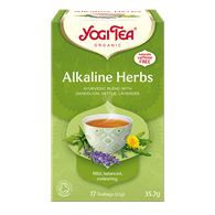 HERBATKA ZIOŁA ALKALICZNE (ALKALINE HERBS) BIO (17 x 2,1 g) 35,7 g - YOGI TEA