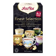 HERBATKA EKSPRESOWA FINEST SELECTION (MIX HERBATEK) BIO (6 x 3 TOREBKI) 34,2 g - YOGI TEA