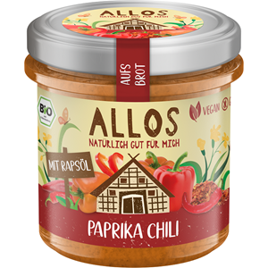 PASTA KREMOWA Z PAPRYKĄ I CHILI BEZGLUTENOWA BIO 140 g - ALLOS