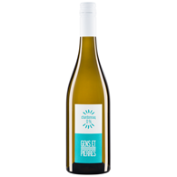 WINO BEZALKOHOLOWE CHARDONNAY BIAŁE PÓŁSŁODKIE 750 ml - GENS ET PIERRES