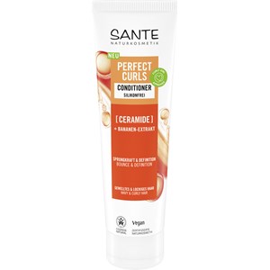 ODŻYWKA DO WŁOSÓW FALOWANYCH I KRĘCONYCH Z CERAMIDAMI I EKSTRAKTEM Z BANANA ECO 150 ml - SANTE