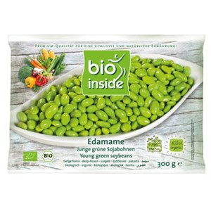 SOJA EDAMAME ŁUSKANA MROŻONA BEZGLUTENOWA BIO 300 g - BIO INSIDE