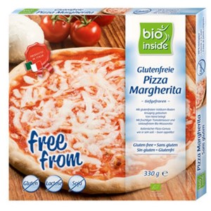 PIZZA MARGHERITA MROŻONA BEZGLUTENOWA BIO 330 g - BIO INSIDE