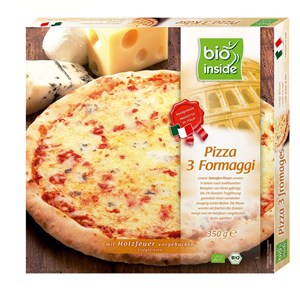 PIZZA 3 SERY MROŻONA BIO 350 g - BIO INSIDE