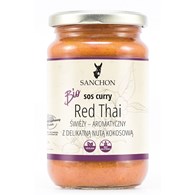 SOS CURRY RED THAI BEZGLUTENOWY BIO 340 g - SANCHON