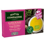 BULION - KOSTKI DROBIOWE BEZ DODATKU CUKRÓW I DROŻDŻY BIO (8 x 10 g) 80 g - NATUR COMPAGNIE