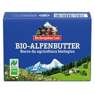 MASŁO ALPEJSKIE KOSTKA (82 % TŁUSZCZU) BIO 250 g - BERCHTESGADENER LAND