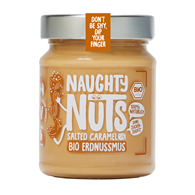 KREM ORZECHOWY SŁONY KARMEL BIO 250 g - NAUGHTY NUTS