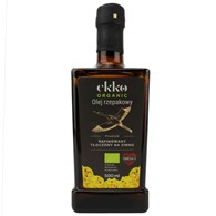 OLEJ RZEPAKOWY DO GOTOWANIA I SMAŻENIA TŁOCZONY NA ZIMNO OMEGA-3 BIO 500 ml - EKKO (PREMIUM)