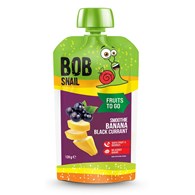 SMOOTHIE BANAN - CZARNA PORZECZKA BEZ DODATKU CUKRÓW 120 g - BOB SNAIL