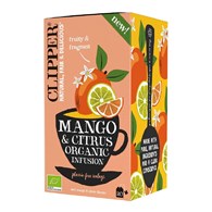 HERBATKA O SMAKU MANGO I OWOCÓW CYTRUSOWYCH BIO (20 x 1,8 g) 36 g - CLIPPER