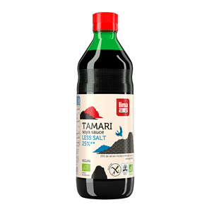 SOS SOJOWY TAMARI 25 % MNIEJ SOLI BEZGLUTENOWY BIO 500 ml - LIMA