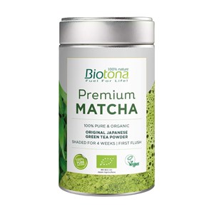 HERBATA ZIELONA MATCHA JAPOŃSKA PREMIUM BIO 80 g - BIOTONA
