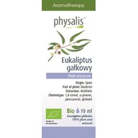 OLEJEK ETERYCZNY EUKALIPTUS GAŁKOWY BIO 10 ml - PHYSALIS