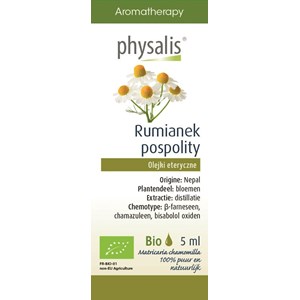 OLEJEK ETERYCZNY RUMIANEK POSPOLITY BIO 5 ml - PHYSALIS