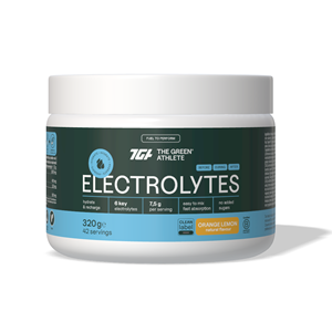 ELEKTROLITY O SMAKU POMARAŃCZY I CYTRYNY BEZGLUTENOWE 320 g - THE GREEN ATHLETE