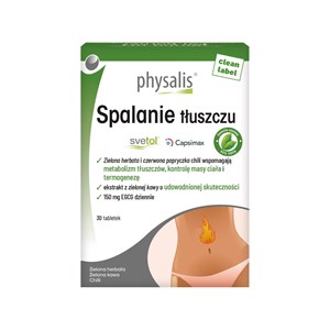 TABLETKI NA SPALANIE TŁUSZCZU 30 szt. - PHYSALIS
