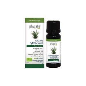 OLEJEK ETERYCZNY PALCZATKA CYTRONELOWA BIO 10 ml - PHYSALIS