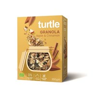 GRANOLA JABŁKO - CYNAMON BEZGLUTENOWA BIO 350 g - TURTLE