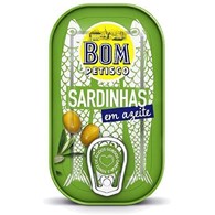 SARDYNKI PORTUGALSKIE W OLIWIE Z OLIWEK 120 g (84 g)  - BON APPETIT (BOM PETISCO)