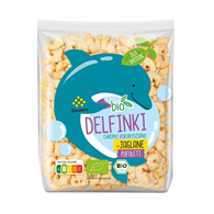 CHRUPKI KUKURYDZIANO - JAGLANE DELFINKI BIO 80 g - GRANEX