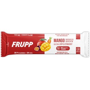 BATON LIOFILIZOWANY MANGO - MARAKUJA - MARCHEW BEZGLUTENOWY 10 g - CELIKO (FRUPP)