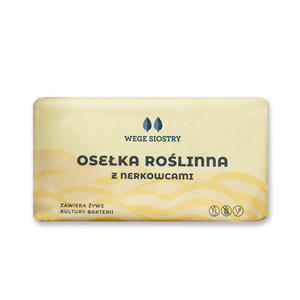 WEGAŃSKA ALTERNATYWA MASŁA OSEŁKA Z ORZECHÓW NERKOWCA BEZGLUTENOWA 150 g - WEGE SIOSTRY