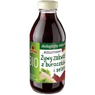 ŻYWY ZAKWAS Z BURAKÓW I SELERA BEZGLUTENOWY BIO 320 ml - KOWALEWSKI