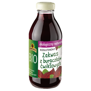 ZAKWAS Z BURAKÓW ĆWIKŁOWYCH BEZGLUTENOWY BIO 320 ml - KOWALEWSKI