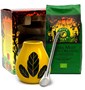 ZESTAW YERBA MATE BIO 400 g, MATERO (LOSOWY WZÓR), BOMBILLA - YERBA MATE GREEN ORGANIC